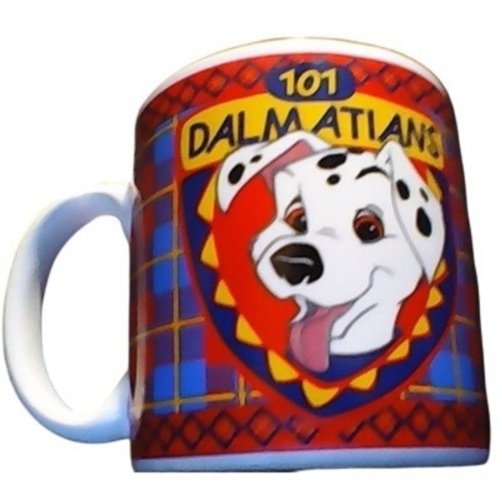 VINTAGE Disney 101 DALMATIANS Coffee Mug Sakura 1996 Collectible memorabilia C-1
